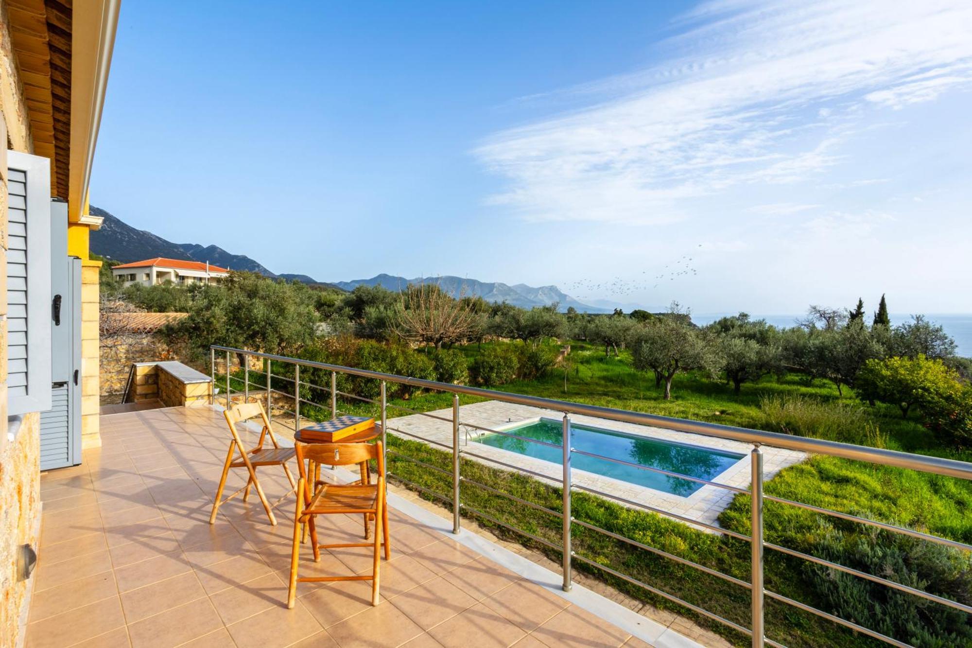 Villa Eleni - Private Pool Bliss Near Kardamili Proástion Buitenkant foto